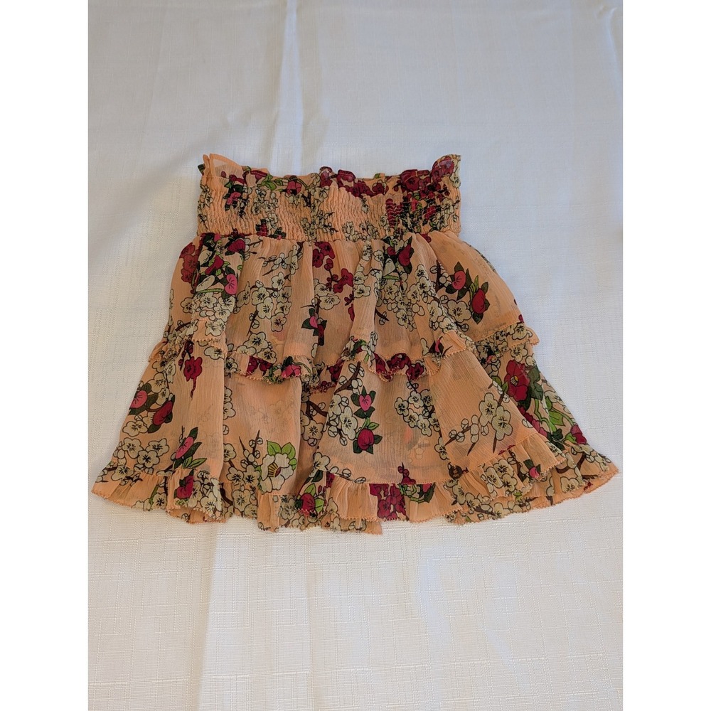 Scotch & Soda Girls Floral Tiered Skirt‎